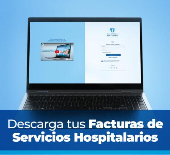 descargas de facturas hospitalarias