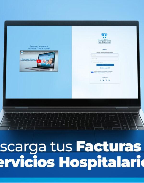 descargas de facturas hospitalarias